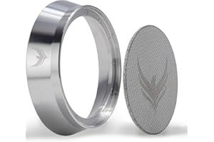 ‎KNODOS KNODOS Magnetischer 58mm Dosierring & Puck Screen Set – Edelstahl Rostfrei – Siebträger Trichter kompatibel mit 58 mm Portafilter – Espresso Zubehör für E61, Gaggia, Lelit, Rocket, Profitec, ECM