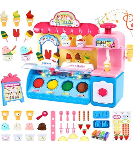 Cadeau Enfant Créatif Kit Pâte à Modeler 85 Pièces Hamburgers Et