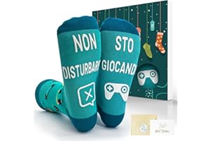 iZoeL Calzini Uomo Donna Calzini Divertenti/Fantasia/Natalizi/Termici/Invernali Se vedi Questo, Portami Del - Regali Natale Capodanno San Valentino per Papà Mamma Marito Moglie Fidanzata Fidanzato