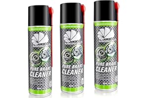 AABCOOLING 3X Detergente Freni 500ml Professionale Pulitore Freni & Metalli, Pulizia Dischi pastiglie pinze, Degreaser, Rimuove Polvere e Sporco da Cerchi e Pneumatici, Senza aloni, Riduce Il cigolio