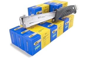 Tacwise 1778 A11 ECO Hammer Tacker with 60,000 140/8mm Staples, Uses Type 140/6-10 mm Staples