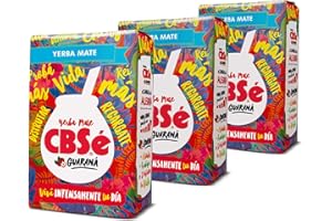 YERBEE CBSé Yerba Maté Thé avec Guaraná 1,5 kg (0,5 kg x 3) | Thé maté d'Argentine | Boisson revigorante et énergisante