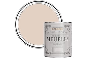 Rust-Oleum Peinture Rose pour Meubles Chalky, Mat Effet Poudré - Pêche 750ml