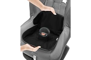 Lynmark® Protection Siège Auto Bébé pour Apprentissage De La Propreté – Protège Siège Auto Universel, Lavable en Machine, Contre Les Éclaboussures, Fuites De Couches, Accidents - Noir