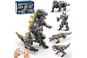 AYIQUTY Technic Robot Building Sets, 935PCS 5-IN-1 RC Robot and Monster, Remote and App Controlled Building Kit, Rechargeable RC Building Block, Engineering Kits Toys Gifts for Teen Boys Age 8-12 13 14 15+