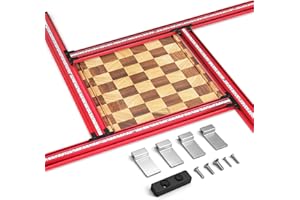 SpeTool Plantilla de fresado ajustable para encimeras de 650 mm x 650 mm, dispositivo de enrutado para crear ranuras rectangulares cuadradas