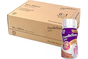 PEDIASURE Kids Multivitamin Chocolate Drink - Ready-To-Drink Bottles - 24 x200ml - with 26 Vitamins & Minerals – Multivitamins with Vitamin D, Magnesium & Protein – Vegetarian & Gluten Free- by PaediaSure Shake