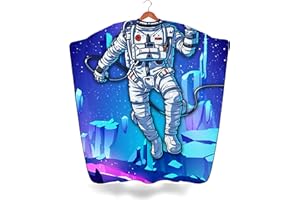 ‎BM BARBER MOOD Friseurumhang Kinder, Original Barbermood Barber Cape, Professional Hair Salon Kid Cape, Haarschneideumhang Kind, 90 cm x 120 cm, wasserfest, luftdurchlässig, einstellbar, washbar