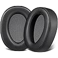 SOULWIT Earpads Cushions for Sony WH-H900N (h.Ear on 2 Wireless) & MDR 100ABN (h.Ear on Wireless) Noise Canceling Over-Ear Headphones, Ear Pads Replacement - Black