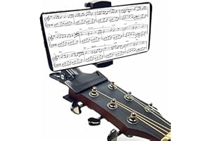 BEIIRLLA Guitar Phone Holder for Live Broadcast, Teaching Video, Compatible with iPhone, Android Smartphones, Electric, Acoustic Guitars and Ukulele