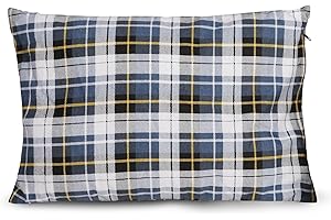 REDCAMP Lightweight Camping Pillow for Sleeping Bag Outdoor Camping Pillow Lightweight, Flannel Travel Pillow