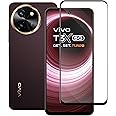 SPAZY CASE® Vivo T3x 5G Tempered Glass | 9H Full Glue Full HD, Shatterproof, Anti Scratch Screen Guard for Vivo T3x 5G