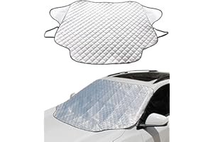 Xibao Sonnenschutz Auto Frontscheibe,Auto Abdeckung für die Frontscheibe,Wasserdicht Faltbar Scheibenabdeckung,Windschutzscheibe Sonnenschutz (190x126cm)