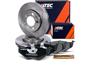 ‎ATEC GERMANY ATEC Germany Bremsenset Vorderachse inkl. Bremsscheiben Ø 239 mm Belüftet + Bremsbeläge Vorne Kompatibel mit SKODA FABIA 1, FABIA 2 (542) (545), VW FOX (5Z1, 5Z3, 5Z4), POLO (9N_, 9A_)
