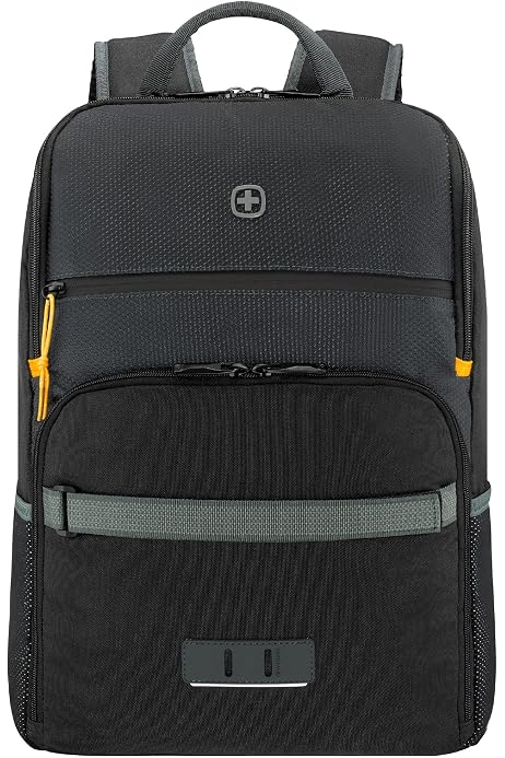 Wenger MX Reloaded Laptop Backpack - Fits 14" Laptop & 10" Tablet, Heather Grey, 17L Capacity