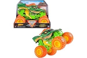 Monster Jam, Dragon Monster Truck, detailreiches Metall-Spritzguss-Fahrzeug zum Spielen und Sammeln im Maßstab 1:24, Spielzeug für Kinder ab 3 Jahren
