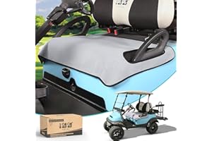 ‎10L0L 10L0L Universal Golf Cart Sitzbezug Decke Kissenbezug für EZGO TXT RXV/Club Car DS Precedent mit Armlehnen, geeignet für alle Wetterbedingungen - Grau