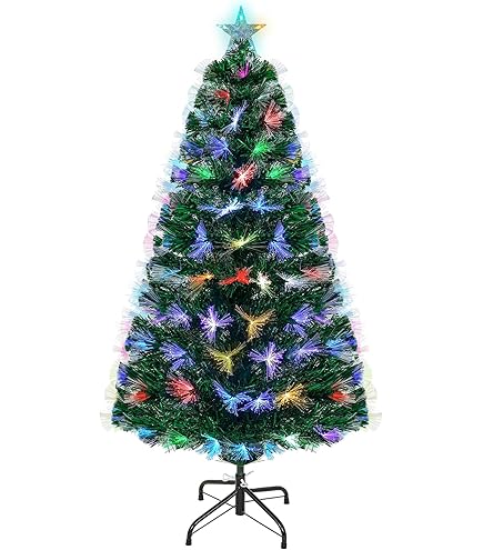 Árbol De Navidad Artificial 180 Cm, 479 Ramas, Nieve Artificial, Plegable, Base Metálica Estable