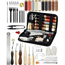 Kit De Marteaux De Sculpture Sur Cuir Glarks - 2 Marteaux Nylon Tapis De Découpe A5 Maillet Bois