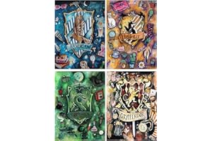 KEYRANKE® 4 Pezzi 5d Diamond Painting Harry potter Bambini Kit Completo Diy Diamant Painting Set, Passatempo Per Adulti Bambini daimon painting (30x40)