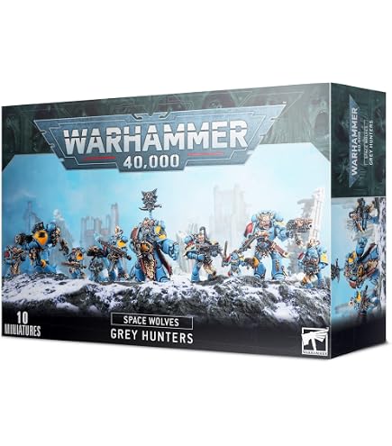 Games Workshop Warhammer 40K Space Wolf Guard Terminators 2009 99120101079 Action Figure Games Workshop Warhammer 40K Space Wolf Guard Terminators 2009 99120101079 Action Figure