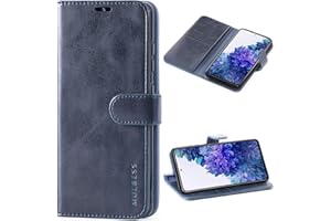 Mulbess Etui na telefon komórkowy Samsung Galaxy S20 FE etui skórzane, etui na telefon komórkowy Samsung Galaxy S20 FE, etui ochronne z klapką w stylu vintage, etui ochronne do Samsung Galaxy S20 FE