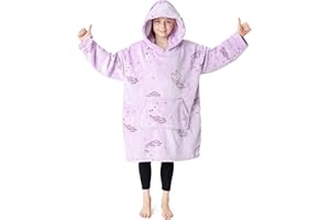 CityComfort Decke Hoodie Kinder Fleece Übergröße Kapuzenpullover Mädchen