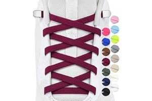 Stepace 2 pares de cordones elásticos sin atar para niños y adultos, cordones Ajustables planos Para Zapatos