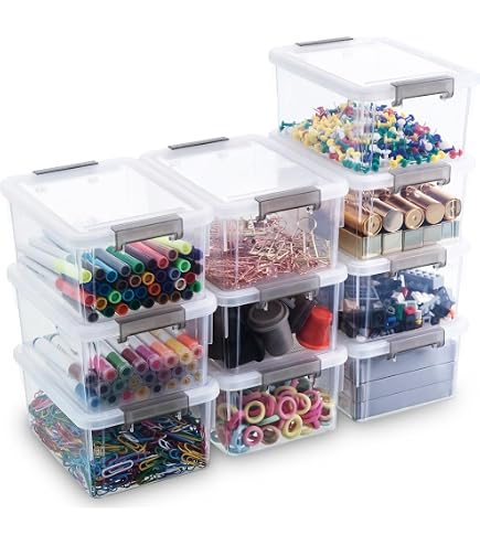 2x Aufbewahrungsbox Transparent Mit Deckel – Staubdicht Für Handyhüllen, Kabel, Kleinteile