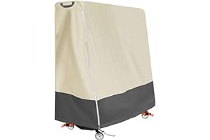 Aaaspark Funda para Mesa de Ping-Pong Oxford Impermeable Anti-UV funda mesa ping pong，Funda para Mesa de Ping Pong para Exter