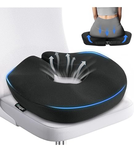 e-wiwa Cuscino antidecubito con base anatomica, schiuma di poliuretano, impermeabile, con copertura