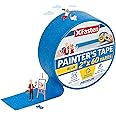XFasten Professional Blue Painters Tape, Sharp Edge Line Technology, 2" by 60 Yards (Single Pack) - Produces Sharp Lines and Residue-free Artisan Grade Clean Release Wall Trim Tape