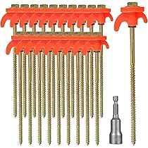 ToCi Kit De Piquets De Tente Pour Sol De Camping, Lot De 24149 - Jardin