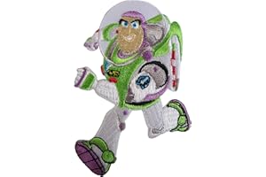 ELLU Toy Story Buzz Ecusson de l'éclair Insigne brodé Sac à vêtements Cousu en Fer