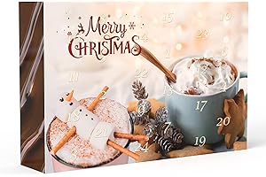 ‎C&T C&T Trinkschokolade & Kakao Adventskalender 2025 (No2) | 24 Sorten echte italienische Trinkschokolade mit Verfeinerungstipps | Trinkschoko Weihnachtskalender