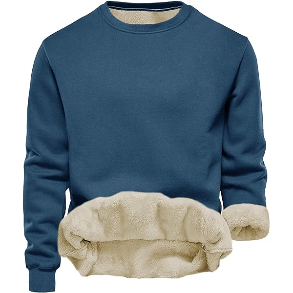 Runcati Herren Kapuzenpullover - Flauschiger Teddy-Fleece Hoodie Für Den Winter