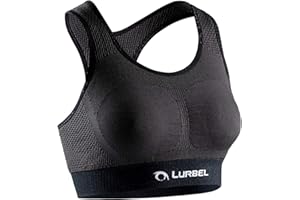 Lurbel Cristallo Bra, Sujetador Deportivo, Sujetador para Fitness, Top para Correr, Sujetador para Running, Sujetador para Correr,