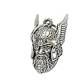 Bravo Bells Odin Viking God Motorcycle Bell Good Luck Biker Gift, Silver, One Size