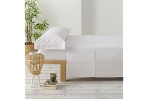 Degrees Home Premium – Juego de Sábanas 90x190 cm 3 Piezas: Sábana Bajera Ajustable, Encimera y Funda de Almohada 90X45 – Microfibra Cepillada, Suave, Oeko-Tex Certificado
