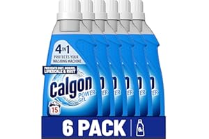 Calgon Gel 4-in-1 Washing Machine Water Softener Gel 750ml, Pack of 6, 6 x 750ml