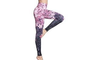 FLYILY Damskie legginsy sportowe z wysokim stanem, rozciągliwe, do fitnessu, jogi