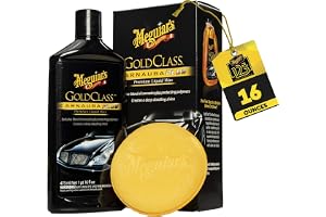 Meguiars guldklass klar kappa flytande vax inkl. gratis applikatordyna