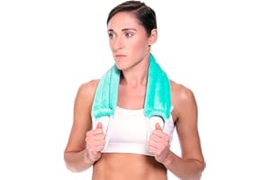 DYNAMIK PRODUCTS Ultra-Soft Heated Neck Warmer for Pain Relief - Microwavable Shoulder and Neck Wrap with Handles, Odourless - Heated Bean Bags, Multi-Purpose Heat Pads for Neck and Shoulder Pain Relief (Dynamik)