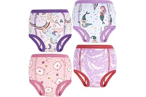 MOEMOE BABY Töpfchen Trainingshose 4 Stück Baby Trainingshosen Töpfchen Unterwäsche Kinder für Mädchen 5 Jahre