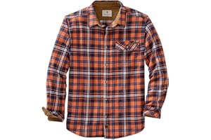 Legendary Whitetails Męska koszula flanelowa Buck Camp z długim rękawem, Heather Button Down, koszula rekreacyjna ze sznurkiem i długim rękawem (1 opakowanie), Cobalt Blaze Plaid, XXL Długi
