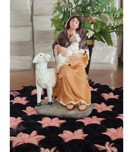 Fontanini The Good Shepherd with Sheep Italian Nativity Village