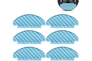 DianSung 6 Stück Wischtücher für Ecovacs DEEBOT OZMO N8, N8+, N8 Pro, N8 Pro+, T8, T8+, T8 AIVI, T8 Max, T9, T9+ Roboter-Staubsauger Ersatzteil, Mikrofaser Wischpad Waschbare Wischtücher Zubehör Set