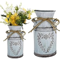 Metallo ferro vaso di fiori Wall Art decorazione o... - Grandado
