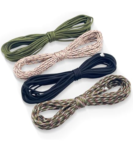 Paracord Planet 275lb Paracord – Corde Parachute Tactique en Nylon à 5 Brins 2,38mm