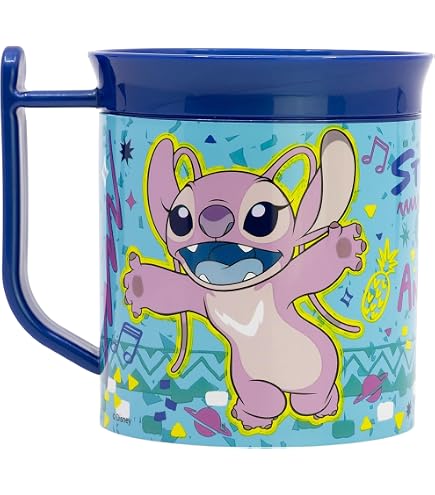 Tasse Micro-ondes Minnie Mouse 390 Ml – Plastique Réutilisable Bold Florals – Officielle Disney Stor – Idéale Enfants
